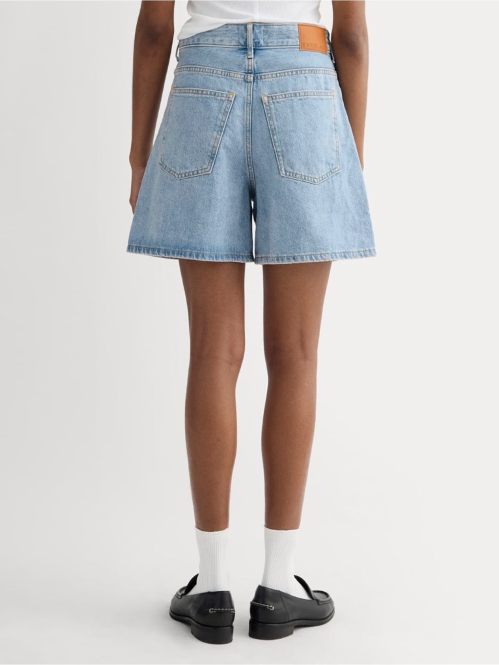 Everlane A Line Denim Shorts - Picture 5 of 7